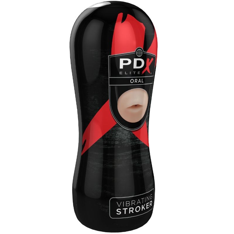 PDX ELITE - VIBRATING ORAL STROKER