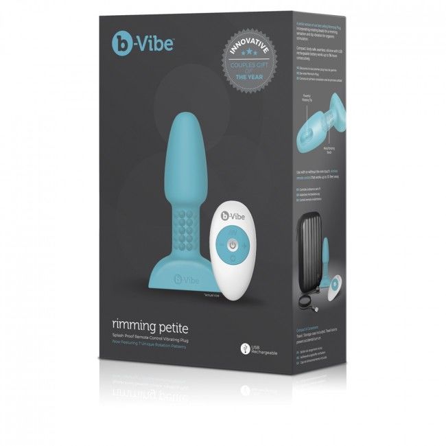 B-VIBE - PLUG ANAL À TÉLÉCOMMANDE RIMMING PETITE TEAL