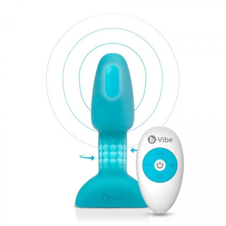 B-VIBE - PLUG ANAL À TÉLÉCOMMANDE RIMMING PETITE TEAL