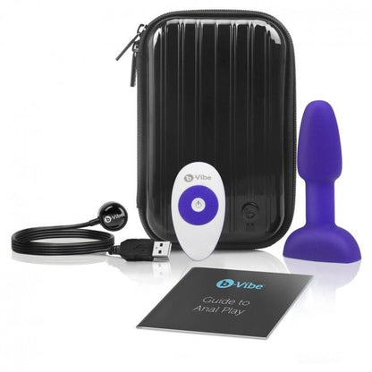 B-VIBE - PLUG ANAL TÉLÉCOMMANDÉ RIMMING PETITE LILAS