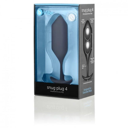 B-VIBE - PLUG ANAL AJUSTABLE 4 NEGRO