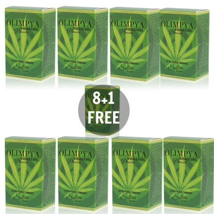 OLIMPYA - PLAISIR VIBRANT EXTRA SATIVA CANNABIS 8 + 1 GRATUIT