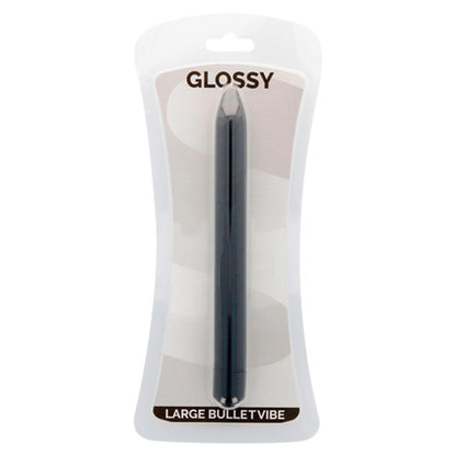 GLOSSY - VIBRATEUR MINCE NOIR