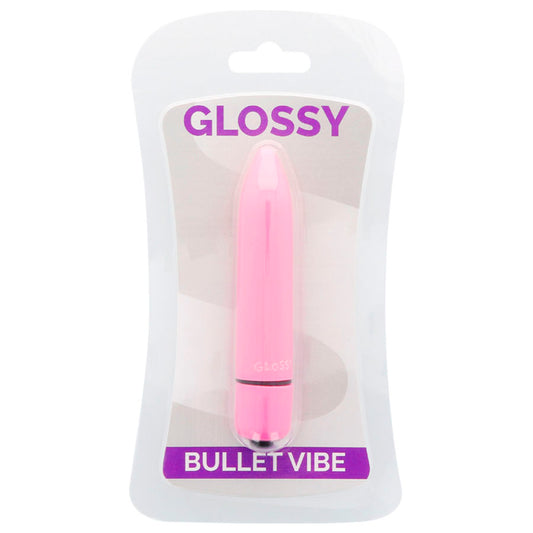 GLOSSY - VIBRATEUR FIN ROSE INTENSE