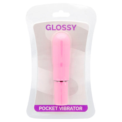 GLOSSY - POCKET VIBRATOR DEEP ROSE