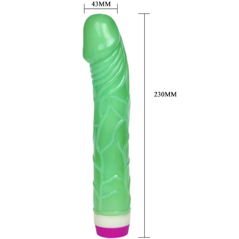 BAILE - VIBRATEUR WAVES OF PLEASURE 23 CM VERT