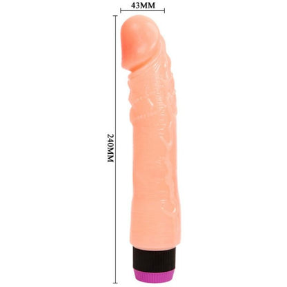 BAILE - VIBRATEUR RÉALISTE FLEXIBLE NATUREL 24 CM