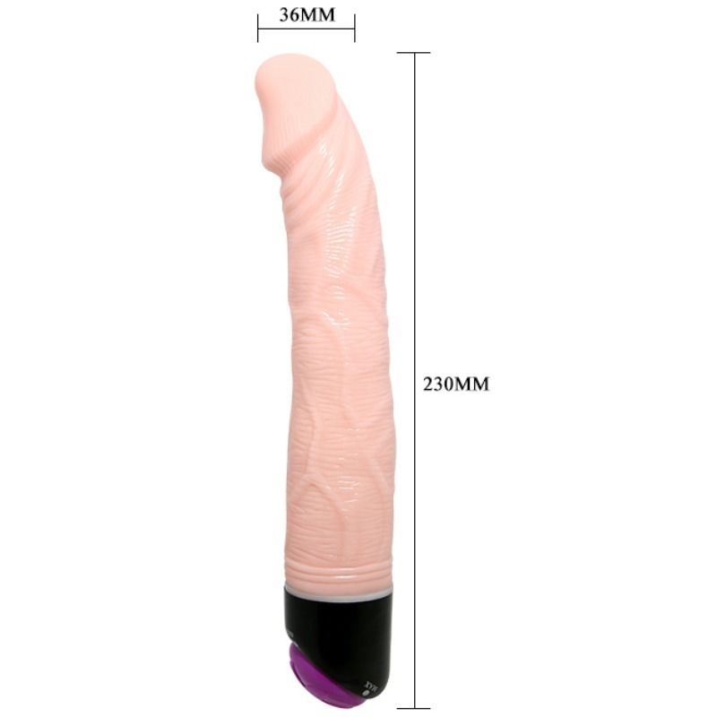 BAILE - ADOUR BAILE - CLUB VIBRADOR REALISTA 23 CM NATURAL