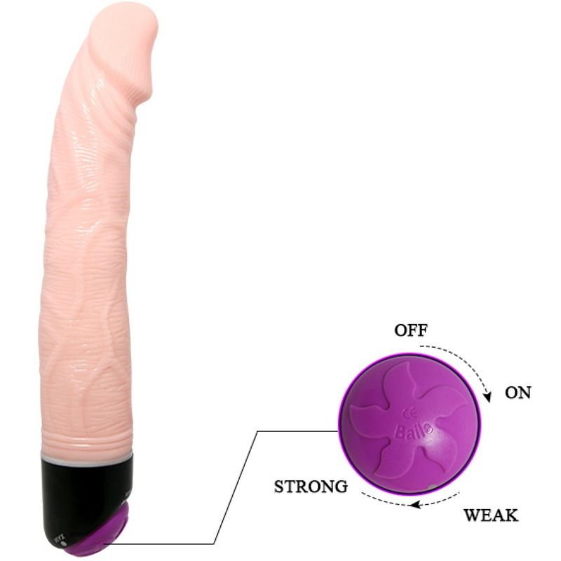 BAILE - ADOUR BAILE - CLUB VIBRADOR REALISTA 23 CM NATURAL