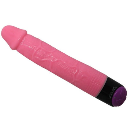 BAILE - COLORFUL SEX REALISTIC VIBRATOR PINK 23 CM