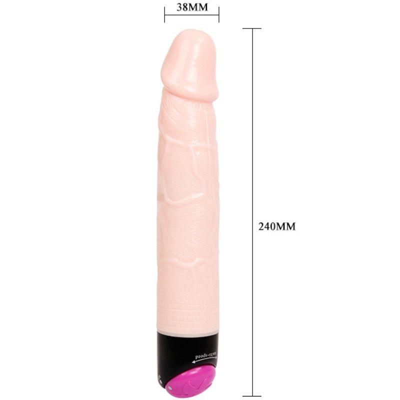 BAILE - VIBRATION ET ROTATION SEXUELLE COLORÉE 24 CM