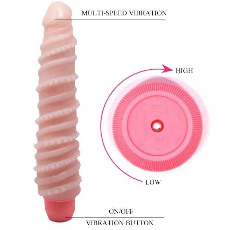 BAILE - VIBRADOR ESPIRAL SENSUAL FLEXI VIBE 19,5 CM