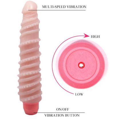 BAILE - VIBRADOR ESPIRAL SENSUAL FLEXI VIBE 19,5 CM