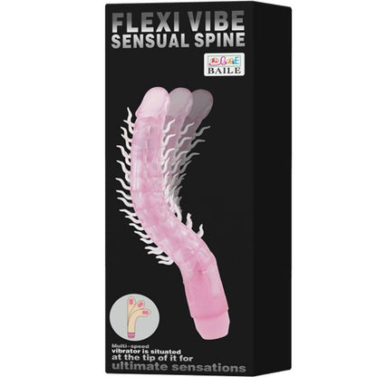 BAILE - FLEXI VIBE SENSUAL SPINE DILDO VIBRANT PLIABLE 23,5 CM