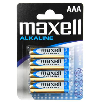 MAXELL - BATTERY AAA 4PCS