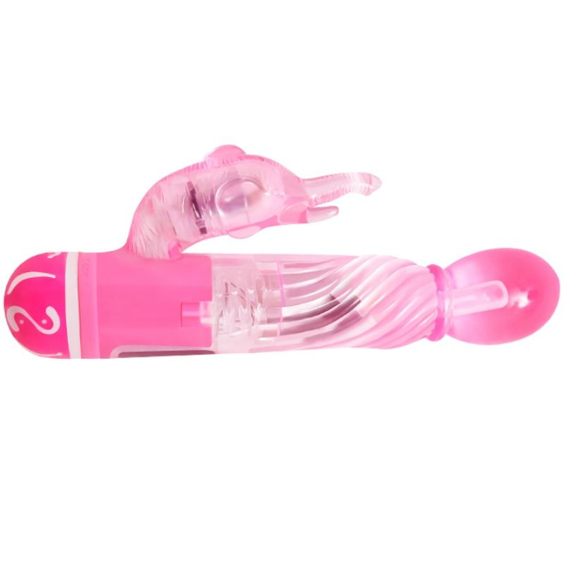 BAILE - VIBRATEUR MULTIVITESSE AVEC STIMULATEUR ROSE