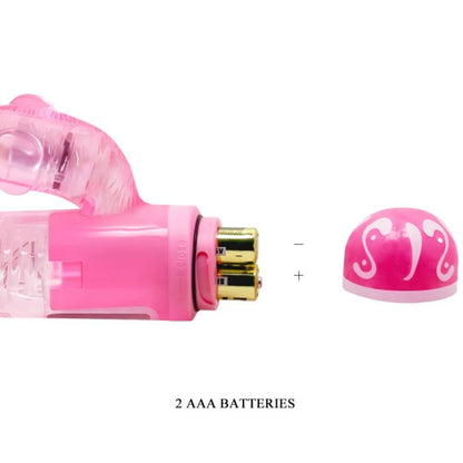 BAILE - VIBRATEUR MULTIVITESSE AVEC STIMULATEUR ROSE