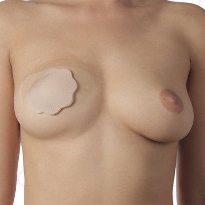 BYE-BRA - REHAUSSEUR DE SEINS + CACHE-MAMELONS BONNET EN SILICONE A/C