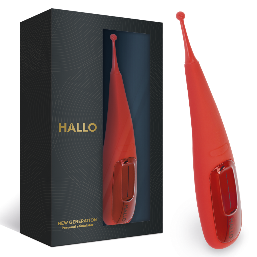 HALLO - VIBRATEUR FOCUS ROUGE