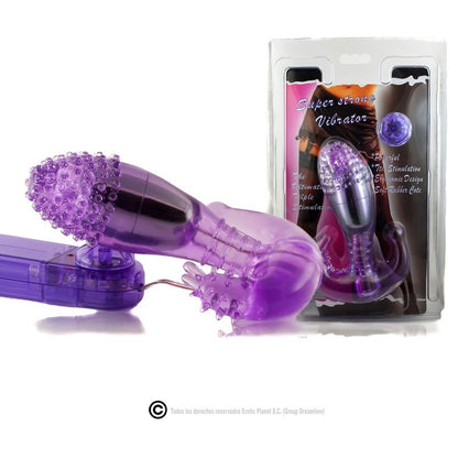 BAILE - ESTIMULADOR VAGINAL Y ANAL CON VIBRACIÓN COLOR LILA