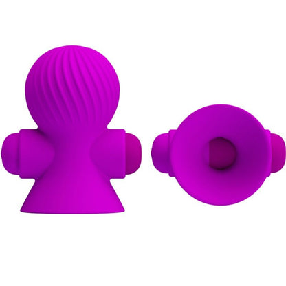 PRETTY LOVE - NIPPLE STIMULATORS 12M LILAC VIBRATION