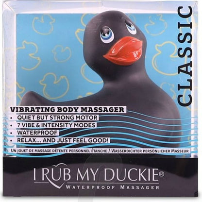 BIG TEASE TOYS - I RUB MY DUCKIE CLASSIC VIBRATING DUCK BLACK