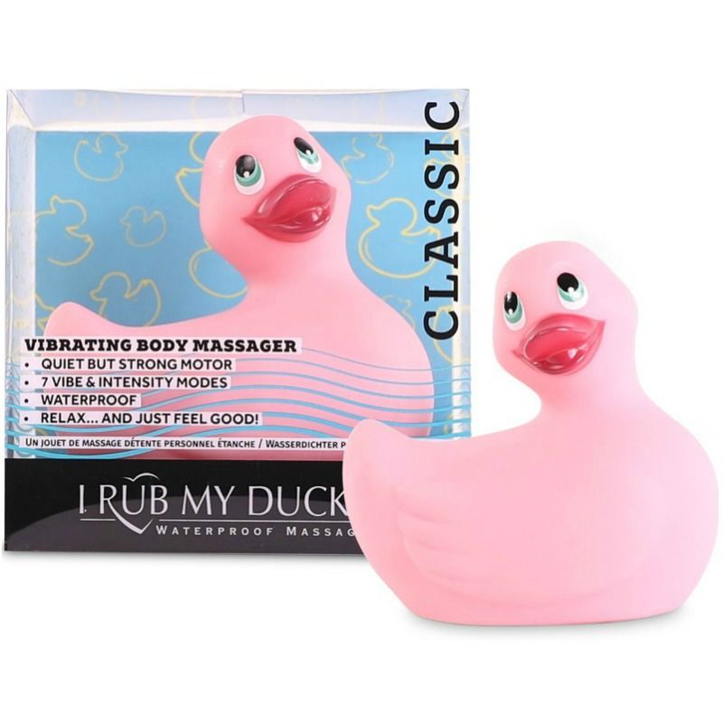 BIG TEASE TOYS - I RUB MY DUCKIE PATO VIBRADOR CLÁSICO ROSA