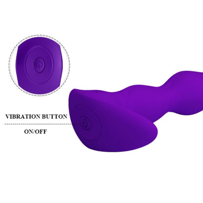 PRETTY LOVE - ANAL MASSAGER 12 LILAC VIBRATION MODES