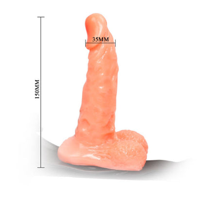 BAILE - ARNÉS CON PENE REALISTA Y BRAGUITA AJUSTABLE ULTRA APASIONANTE 15,5 CM