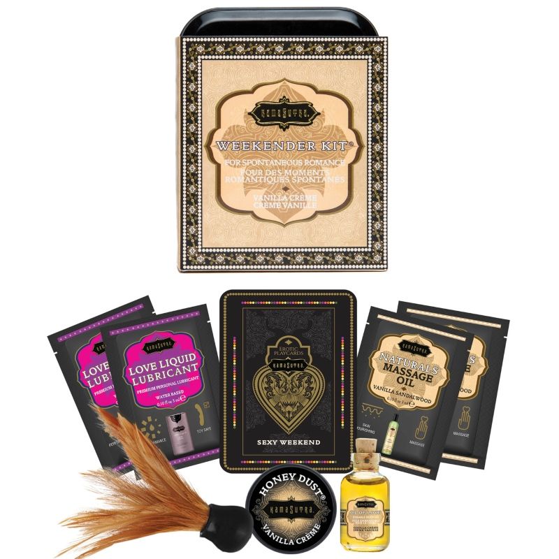 KAMASUTRA - KIT BOÎTE WEEKENDER CRÈME VANILLE VANILLE