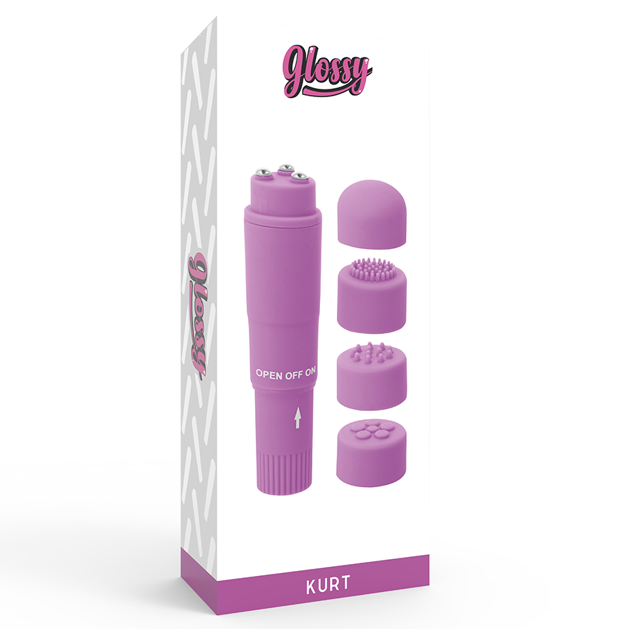 GLOSSY - POCKET KURT LILAC MASSAGER