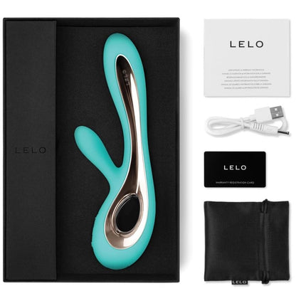 LELO - VIBRADOR SORAYA 2 RABBIT AQUA GREEN