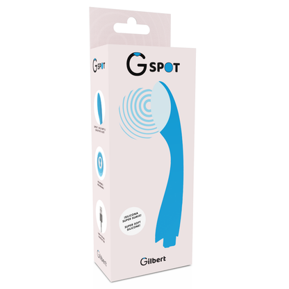 PUNTO G - VIBRADOR PUNTO G AZUL TURQUESA GYLBERT