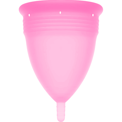 STERCUP - COPA MENSTRUAL DE SILICONA FDA ROSA - TALLA S