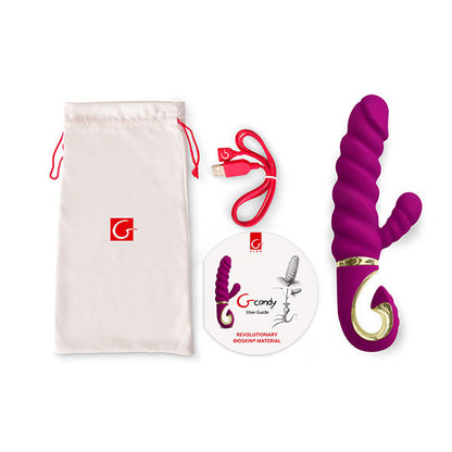 G-VIBE - DIVERTIDOS JUGUETES VIBRADOR CONEJO GCANDY DULCE FRAMBUESA