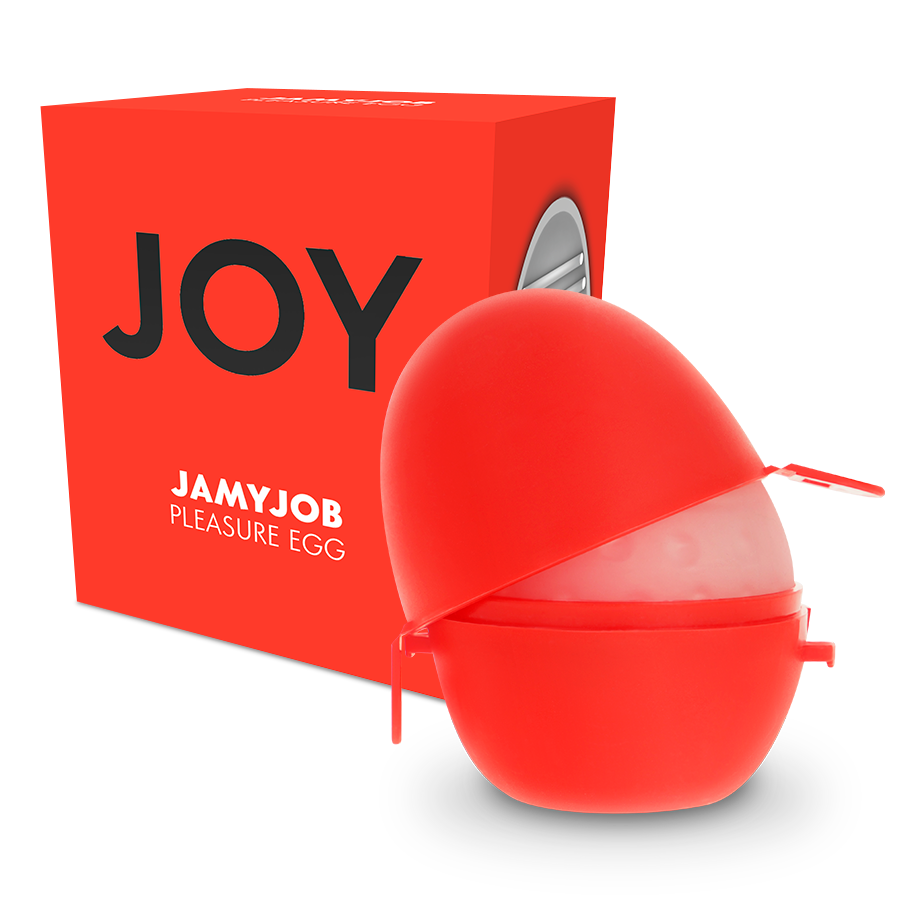 JAMYJOB - OEUF MASTURBATEUR VERSION ROUGE DISCRET