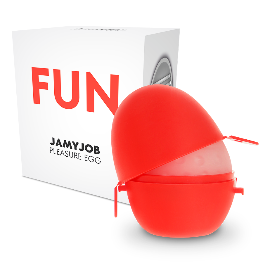 JAMYJOB - MASTURBATEUR EGG RED EDITION DISCRET