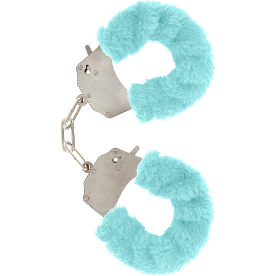 TOYJOY - MENOTTES FURRY FUN BONDAGE BLEU