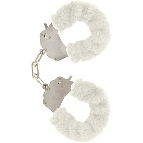 TOYJOY - MENOTTES FURRY FUN BONDAGE BLANC