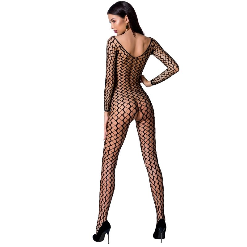 PASIÓN - MUJER BS068 BODYSTOCKING NEGRO TALLA ÚNICA