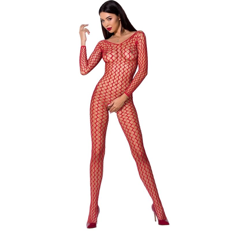 PASIÓN - MUJER BS068 BODYSTOCKING NEGRO TALLA ÚNICA