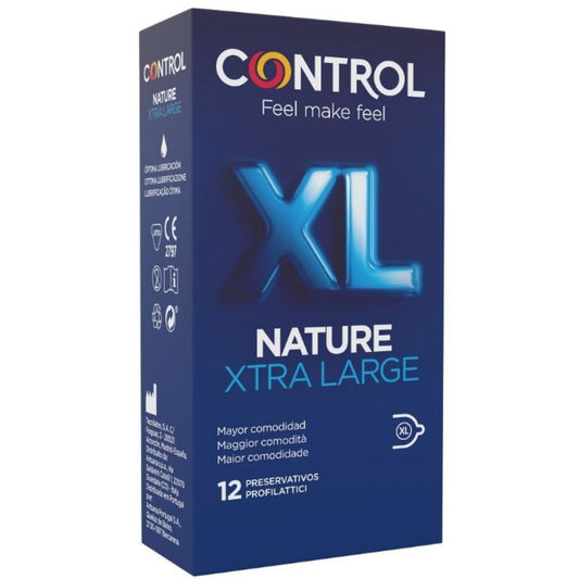 CONTROL - PRÉSERVATIFS ADAPTA NATURE XL 12 UNITÉS