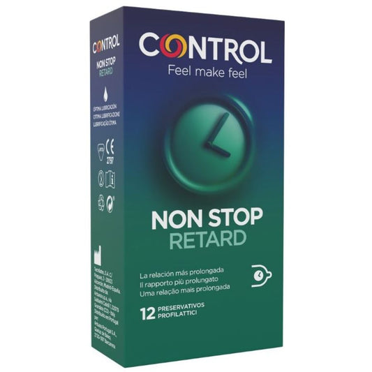 CONTROL - PRÉSERVATIFS NON STOP RETARDATEURS 12 UNITÉS