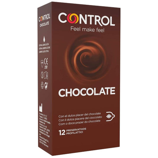 CONTROL - PRÉSERVATIFS ADAPTA CHOCOLAT 12 UNITÉS