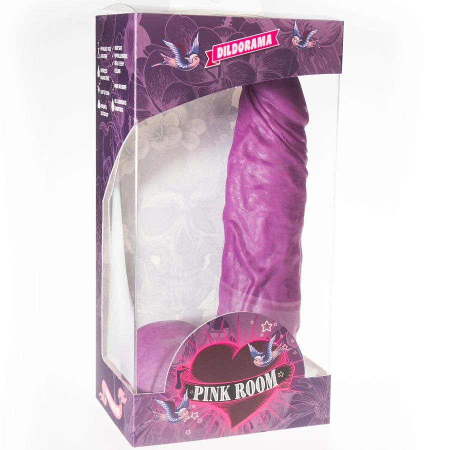 PINK ROOM - DILDO REALISTA CHEMS MORADO 20 CM