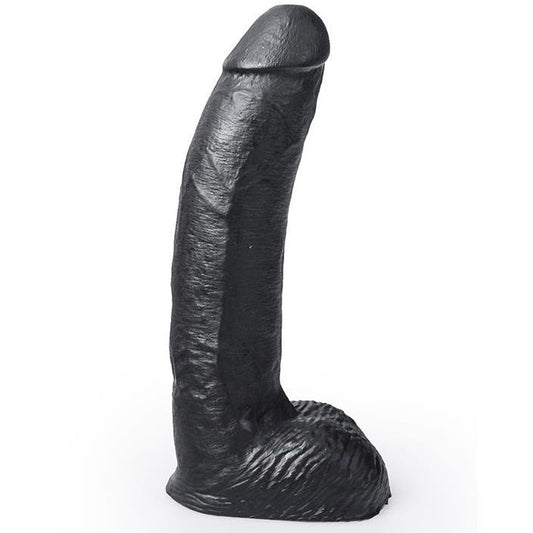 SISTEMA HUNG - DILDO REALISTA COLOR NEGRO GEORGE 22 CM