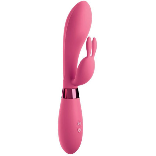 OMG - VIBRADOR SELFIE DE SILICONA CONEJO ROSA