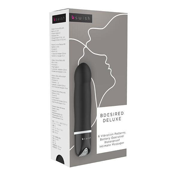 B SWISH - VIBRADOR BDESIRED DELUXE NEGRO 