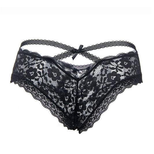 QUEEN LINGERIE - S/M Floral Lace Panties