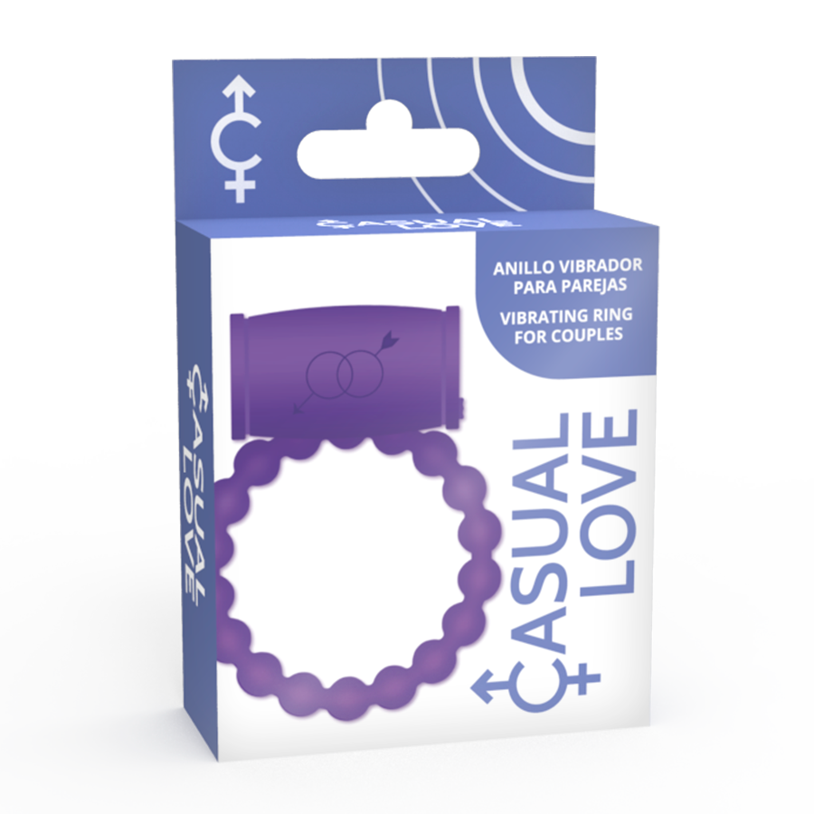 CASUAL LOVE - 25 COUPLE ANNEAU VIBRATEUR VIOLET